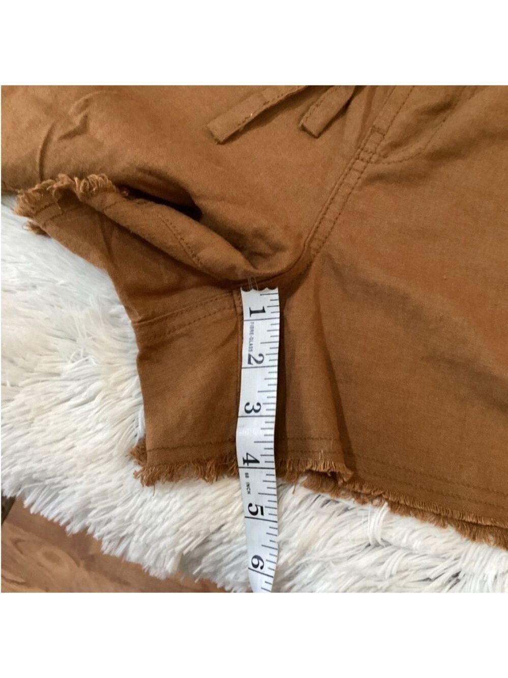 a.n.a. A New Approach brown pull on drawstring waist shorts Woman’s XL - Picture 4 of 11